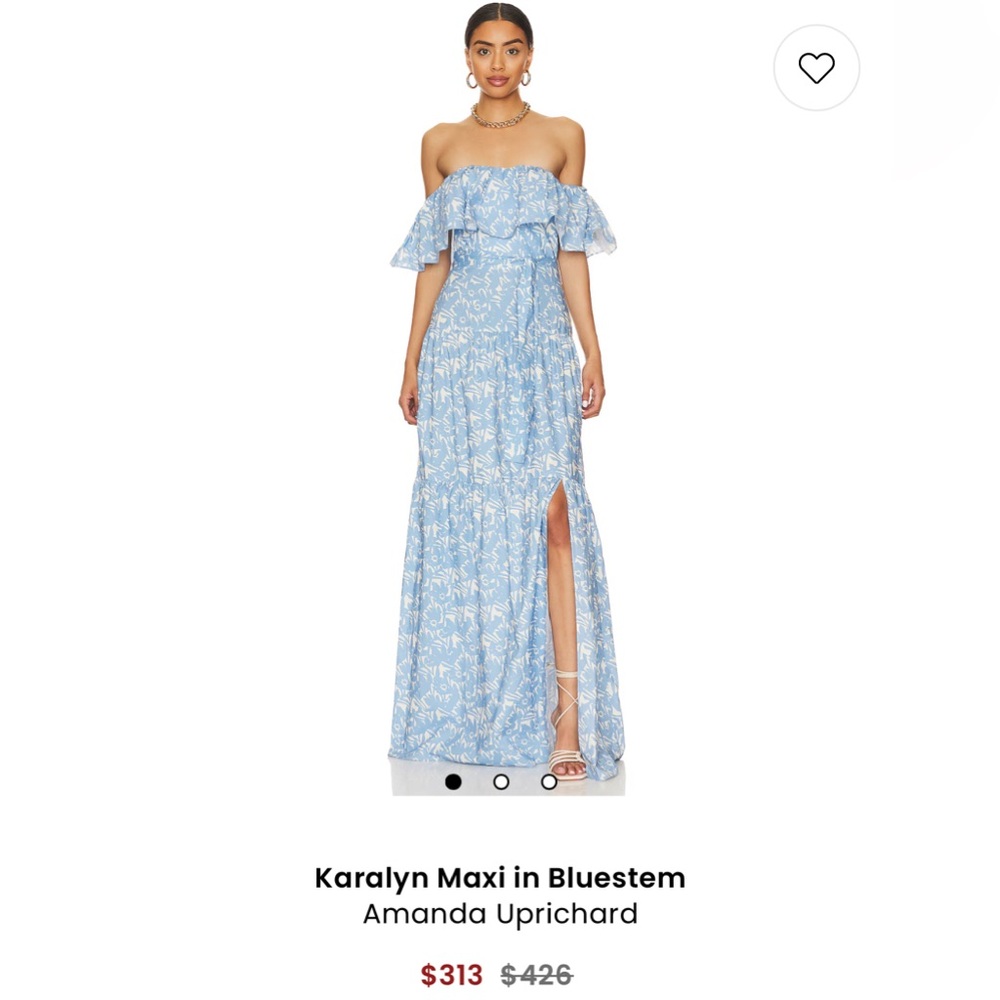 Amanda Uprichard Karalyn Maxi Floral Dress